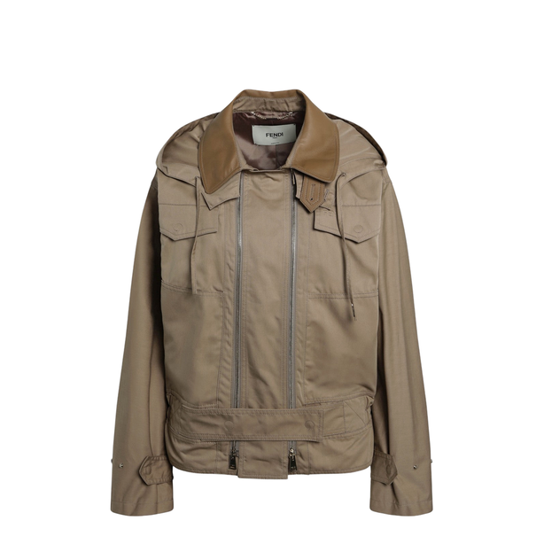 Beige Cotton Jacket