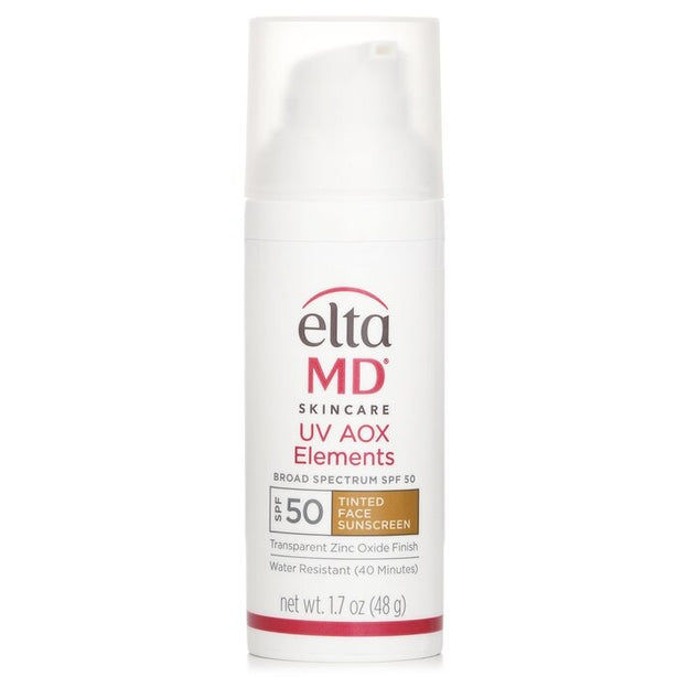 Uv Aox Elements Tinted Mineral Face Sunscreen Spf 50 - 48g/1.7oz