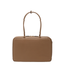 Large Calf Leather Duffle Bag - Caramel