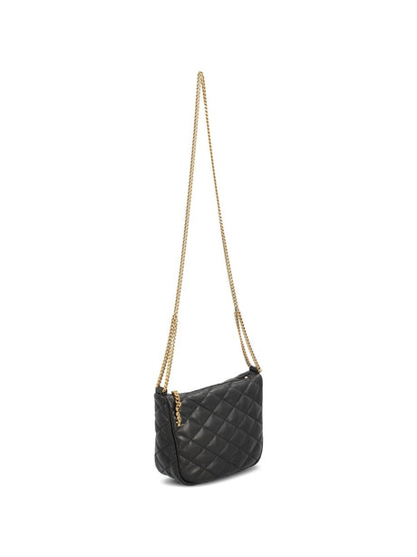 Saint Laurent June Mini Lambskin Belt Bag - Black
