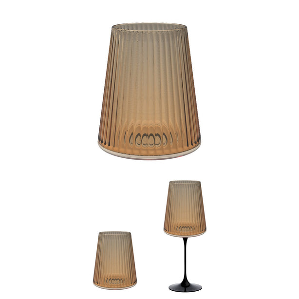 SplitGlass Easy - Tumbler | Wine Cup - Amber - single pack