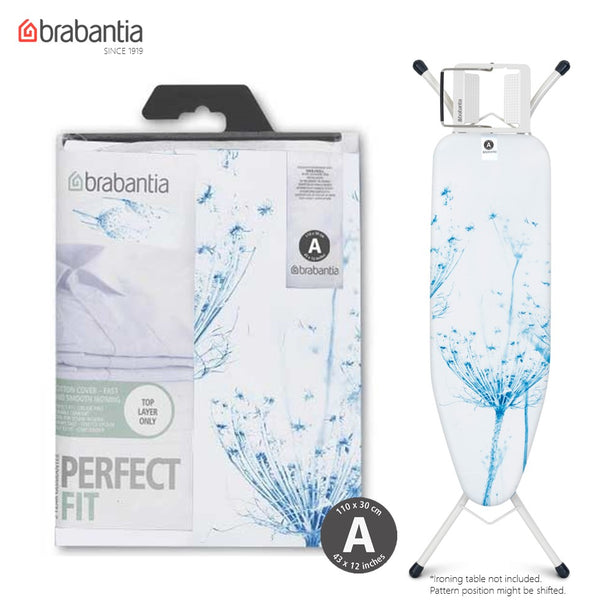 Brabantia PerfectFit Ironing Board Replacement Cover Top Layer, A, 110 x 30 cm