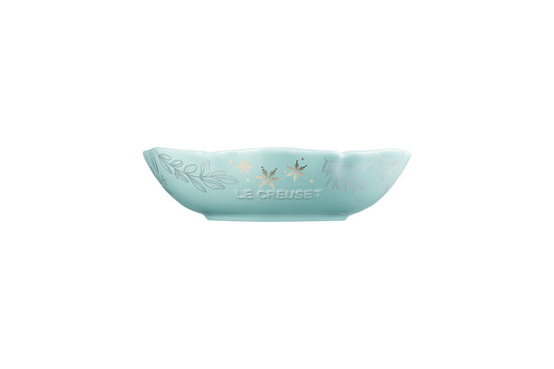 Le Creuset Frill Dish 20cm with Gold Decal