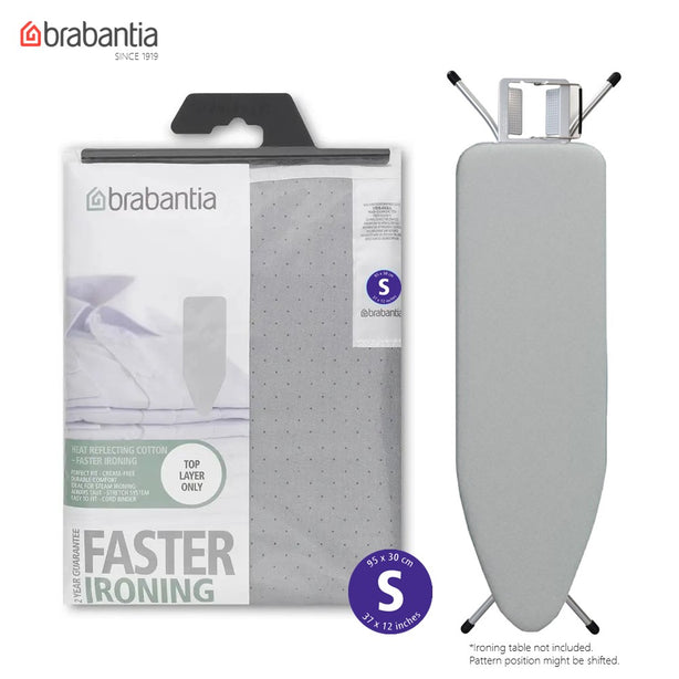 Brabantia PerfectFit Ironing Board Replacement Cover Top Layer, S, 95 x 30 cm