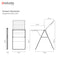 Brabantia Hangon Clothes Drying Rack, Stainless-steel, 20 m Capacity