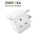BAZIC by Energea GoPort Cube Built in USB Wall Charger Adaptor