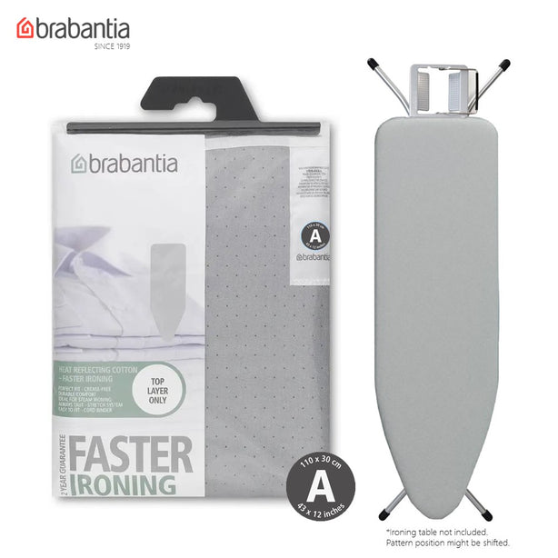 Brabantia PerfectFit Ironing Board Replacement Cover Top Layer, A, 110 x 30 cm