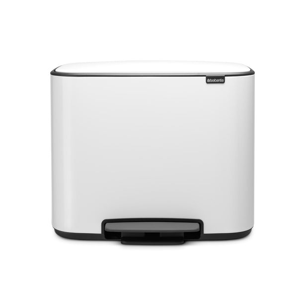 Brabantia Bo Pedal Bin, 2x Inner Buckets, 11 + 23 L