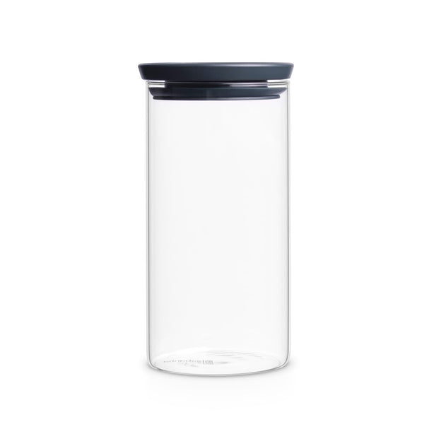 Brabantia Stackable Glass Jars, L, 1.1 L