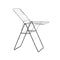 Brabantia Hangon Clothes Drying Rack, Stainless-steel, 20 m Capacity