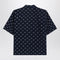 Blue Denim Shirt With Bow Ties