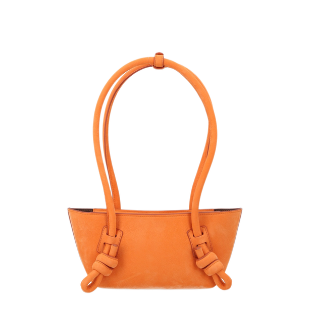 FLECA Mini Calf Leather Shoulder Bag - Orange
