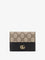Gucci Mini leather wallet and GG Supreme fabric - Blackbeigeebony