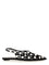 Grid Rhinestone Ballerina Shoes