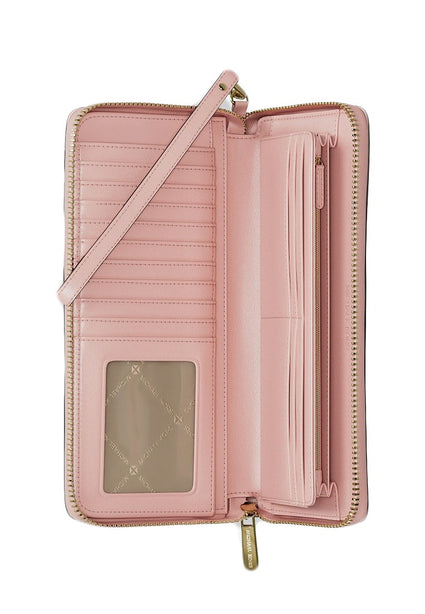 Michael Kors Jet Set Travel Large Travel Continental Wallet - Powder Blush