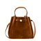 Romy Suede Bucket Bag - Caramel