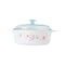 CORNINGWARE 3.25L Round Casserole with Glass Cover - Hanami Blossom