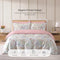 Intero MCD Lyocell Printed 1500TC Cooling Soft Luxury Bedding Fitted Sheet Set Gentle on Skin 1500 Thread Count
