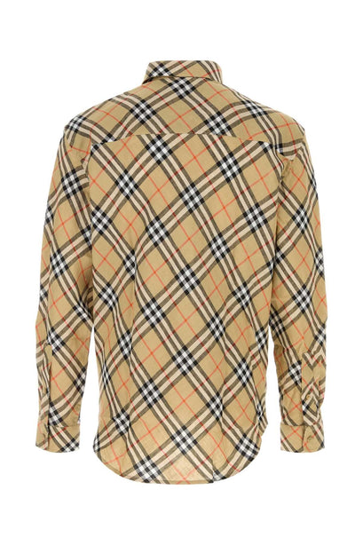 Beige Roland Check Shirt