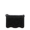 Palm Beach Micro Calf Leather Crossbody - Black