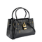 Paddington Grained Buffalo Leather Bag - Black