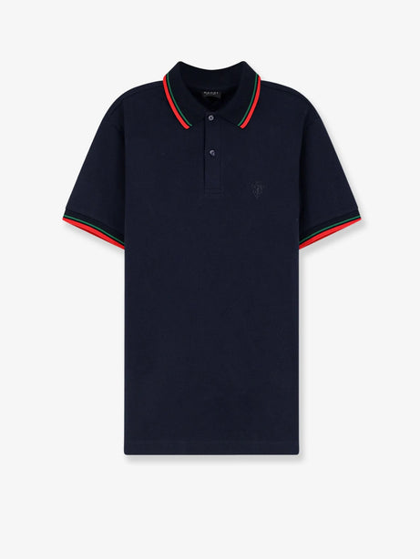 Gucci Cotton polo shirt with embroidered logo on the front - Urbanblue
