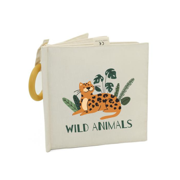 NYZE Baby Early Learning Cloth Book - Wild Animals