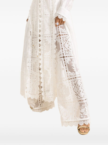 White Lace Aster Pant