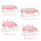 Exclusive NEW - La gourmet Pureglas Borosilicate 4pcs Set (1040+800+640+520)ml