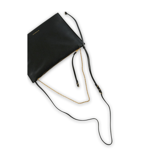 Voyou Mini Calfskin Pouch - Black