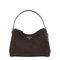 Suede Shoulder Bags - Brown