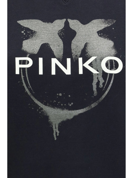 Pinko Neves Sweatshirt - Black/ White/Green