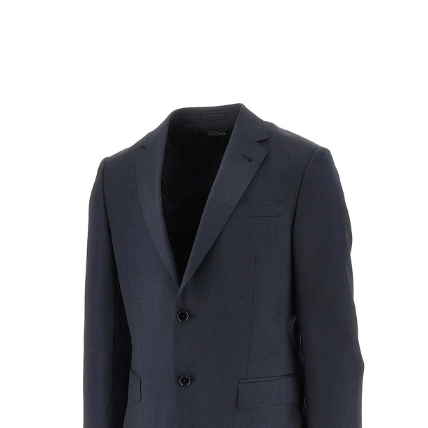 ZEGNA Wool canvas tailored suit