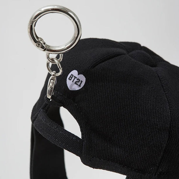 BTS Travel Ball Cap Keyring (International Shipping)