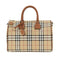 BURBERRY Medium Check bowling bag