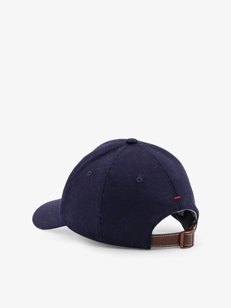 Brunello Cucinelli Virgin wool baseball hat - Blucoloratogrigio