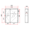 Rubine PVC Mirror Cabinet | RMC-ACO-5560D15