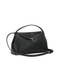 Medium Grained Leather Handbag - Black