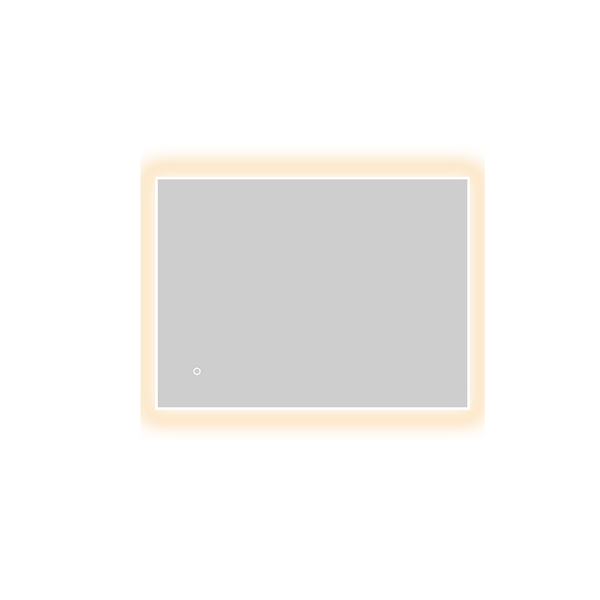 50x70CM FRAMELESS LED MIRROR
