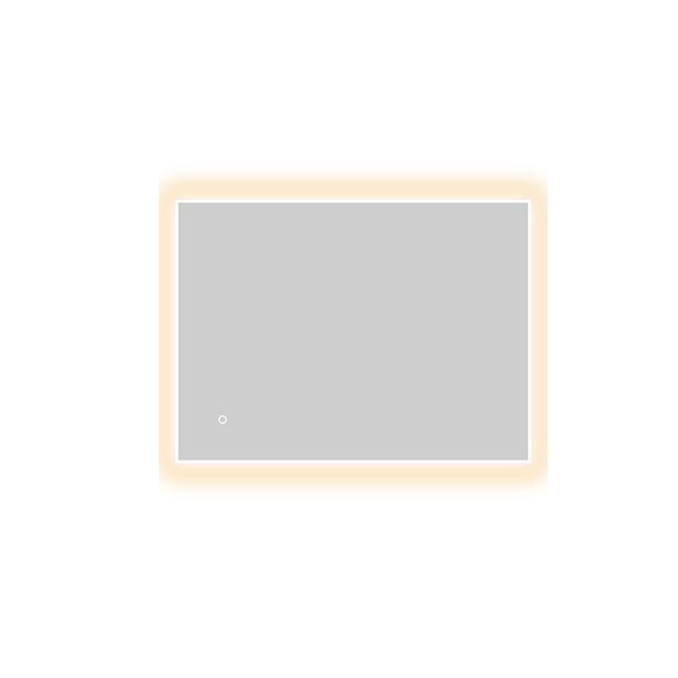 50x70CM FRAMELESS LED MIRROR