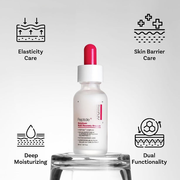 [APOTHE] Peptide 11 Botulinum Multi Recovery Ampoule_30ml - Concentrated Anti Aging & Firming Serum for Glass Skin[International Shipping]