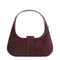 Belle Turtle Mini Suede Leather Hobo Bag - Kraft Bordeaux