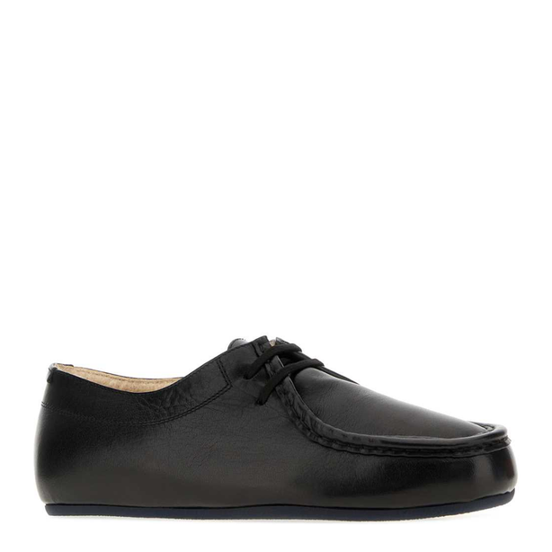 Black Leather Lace Up Shoes