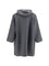 Toteme Wool Hooded Coat - Pale Grey Mélange