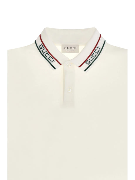 Gucci T-shirt with logo collar for Boy - New White/Mix