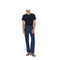 Blue Straight-Cut Jeans