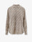 Balenciaga All Over Print Silk Shirt - Beigeblack