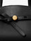 Tory Burch Romy Small Leather Satchel Bag with shoulder strap - Black