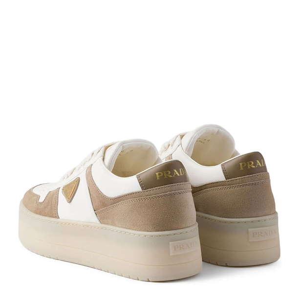 Downtown Bold Nappa Leather And Suede Sneakers