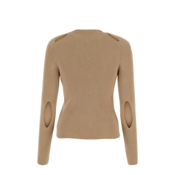 Biscuit Cotton Blend Cardigan